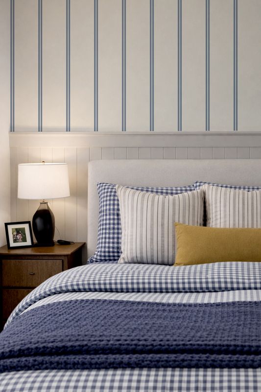 Double Stringer Stripes Removable Wallpaper (colour options)