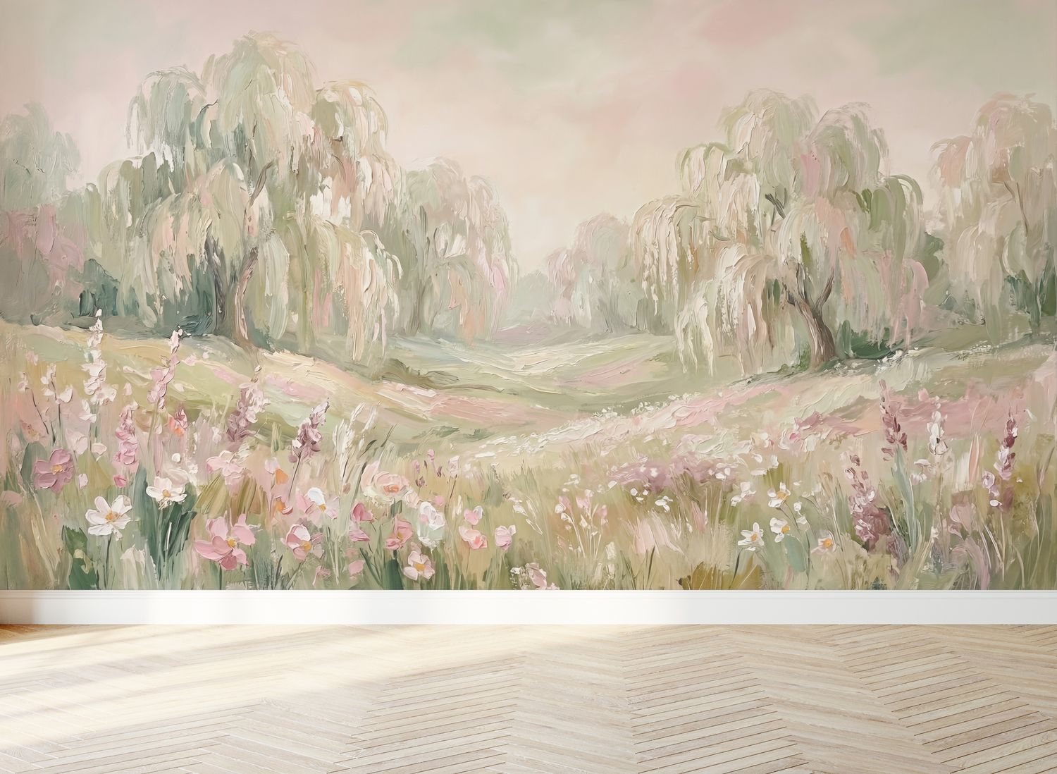 Dreamy Meadow Removable Wallpaper Mural