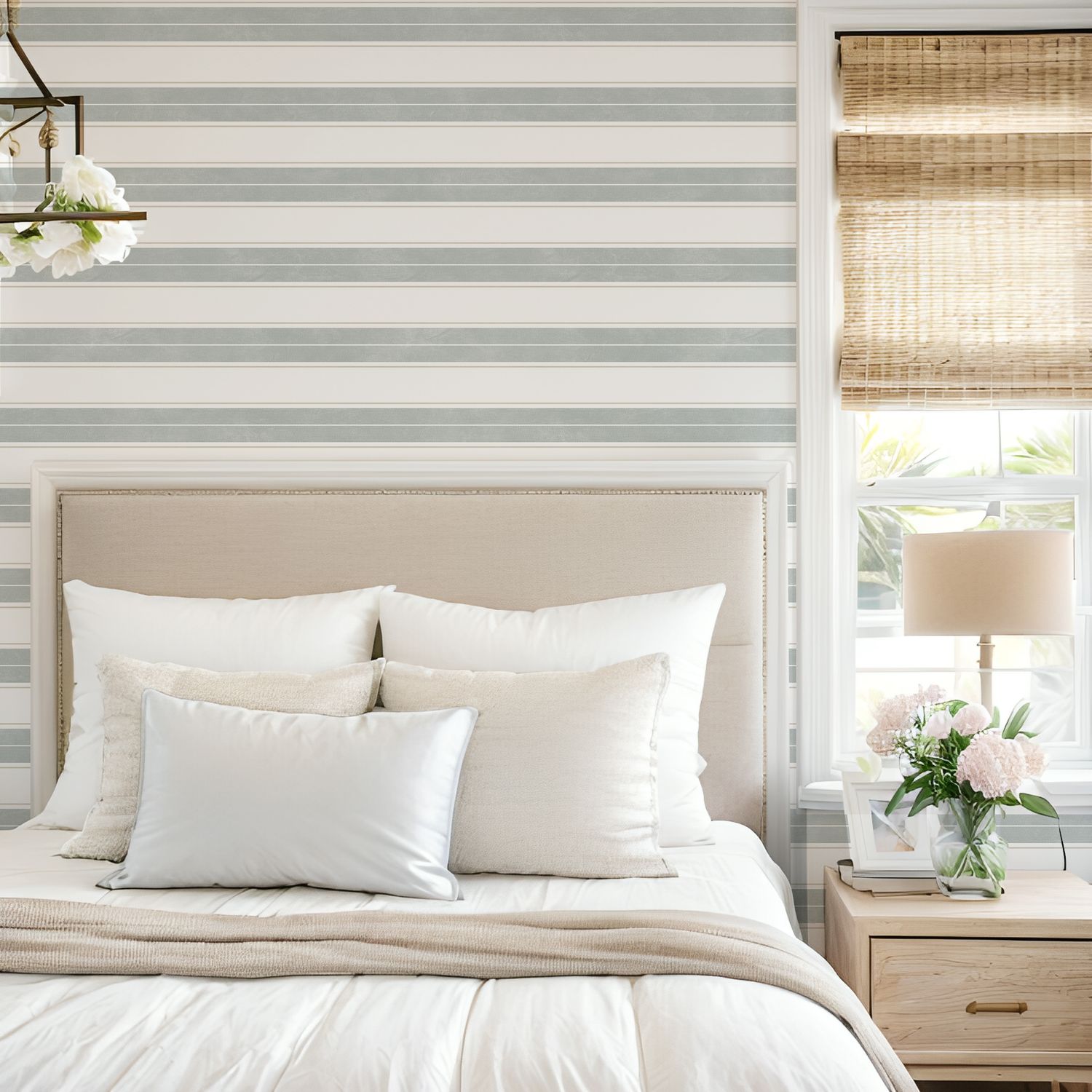 Sterling Stripes (Vertical or Horizontal) Removable Wallpaper