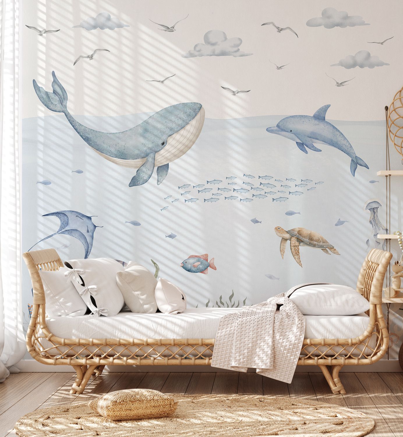 Marine Life Removable Wallpaper Mural