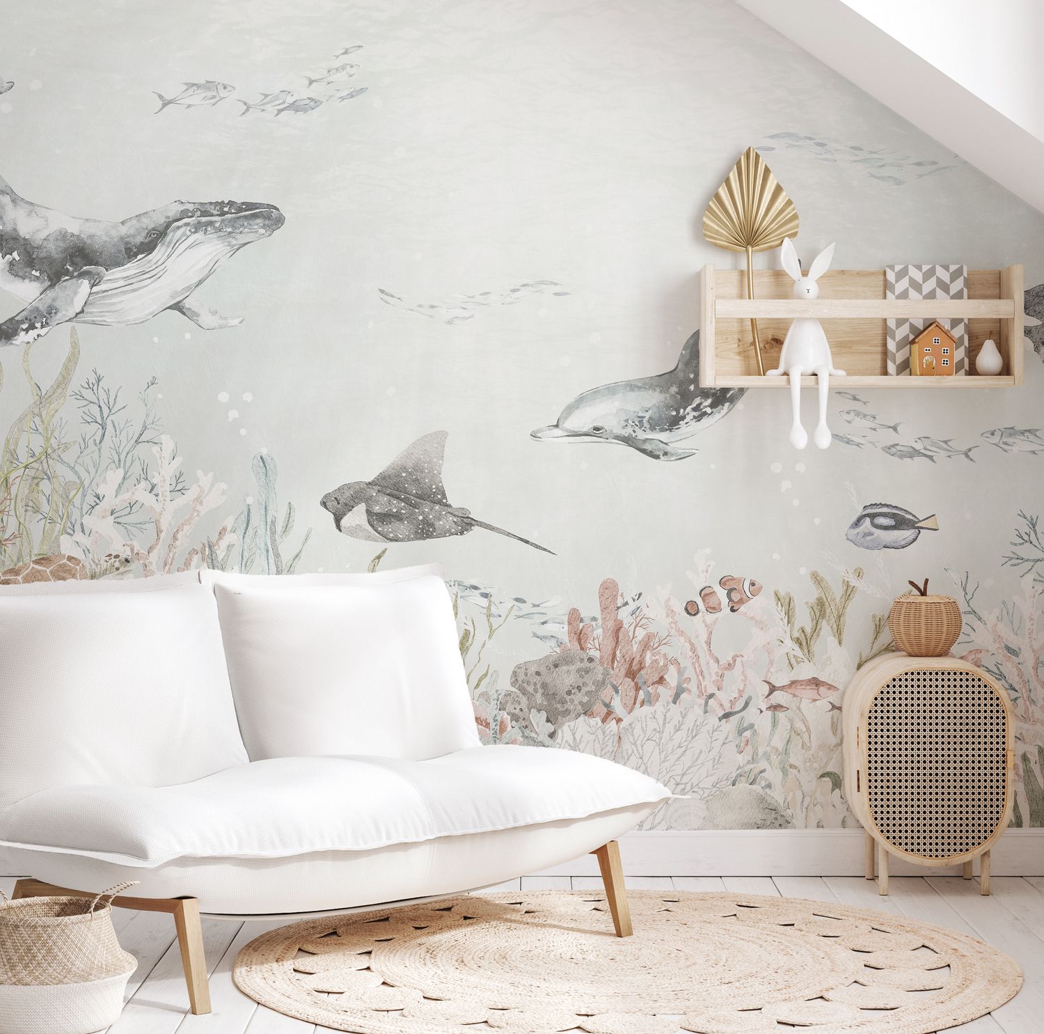 Ocean Sealife Removable Wallpaper Mural