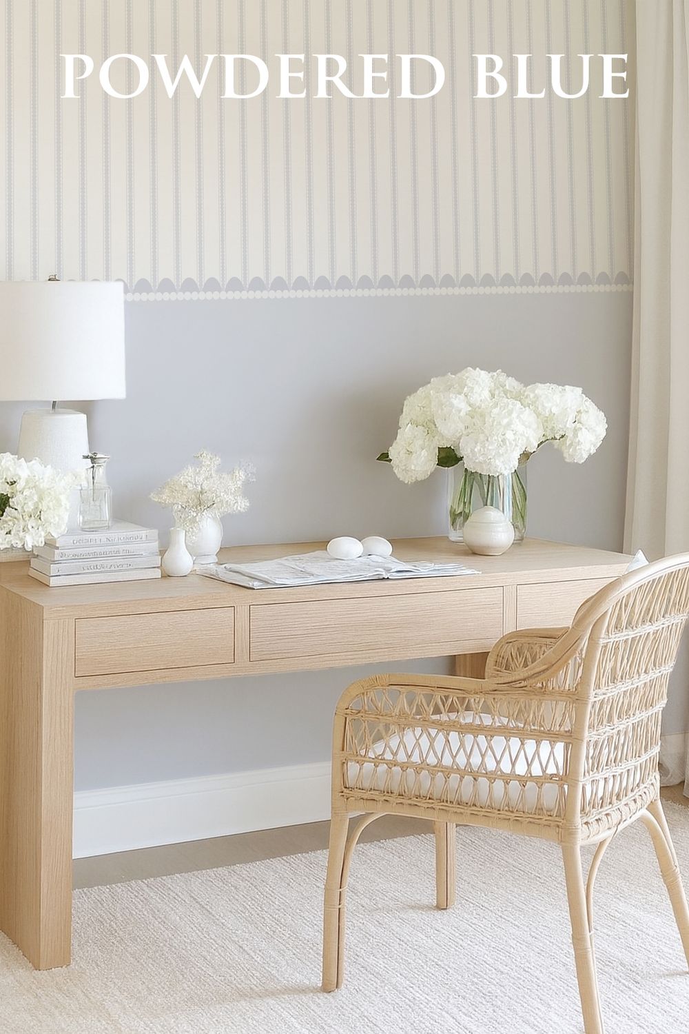 French Scallops Removable Wallpaper (Colour options)