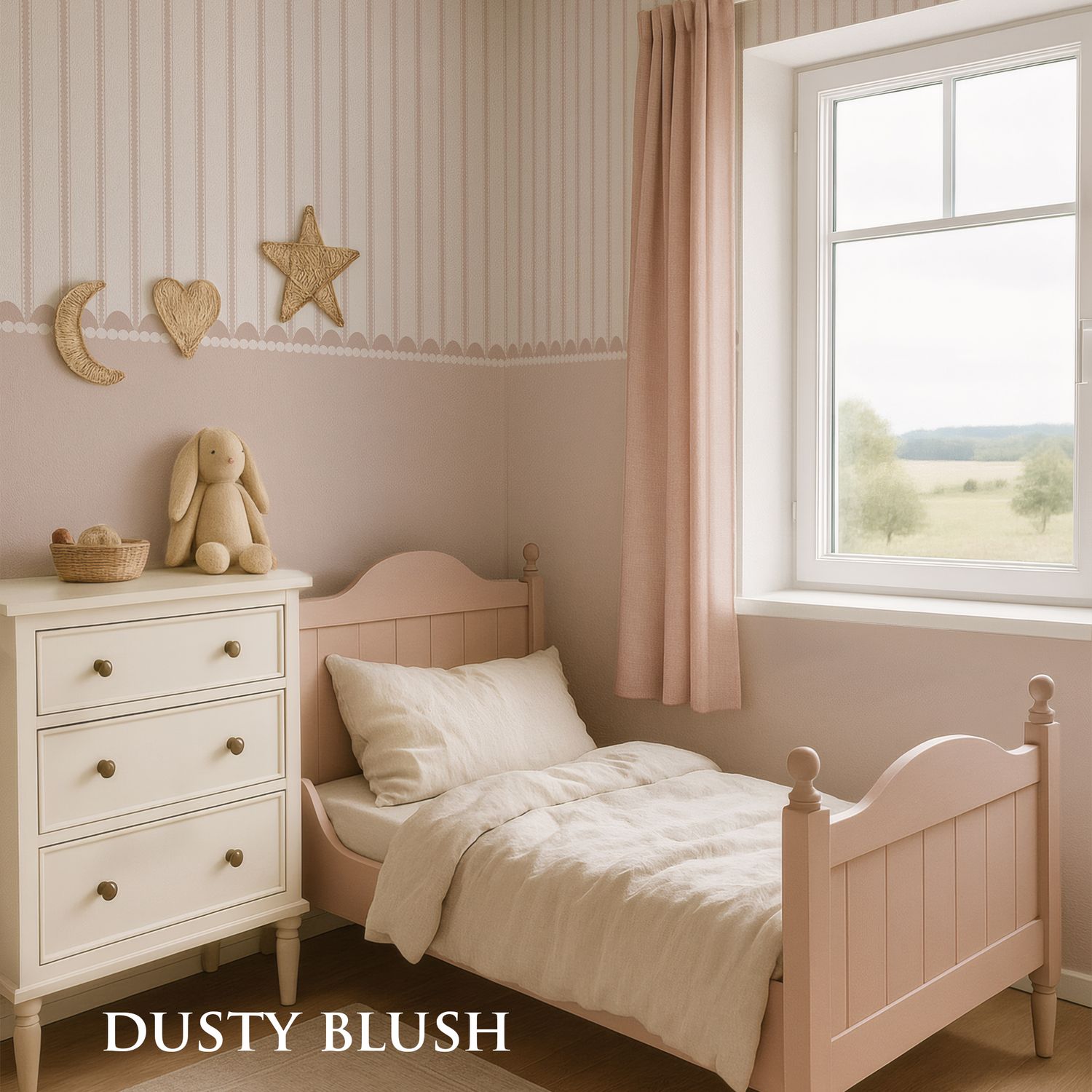 French Scallops Removable Wallpaper (Colour options)