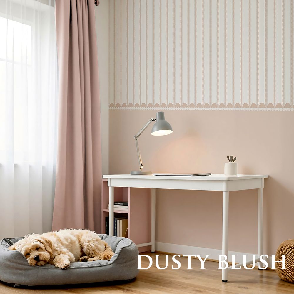 French Scallops Removable Wallpaper (Colour options)