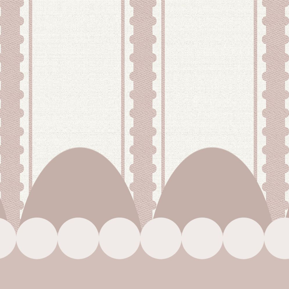 French Scallops Removable Wallpaper (Colour options)