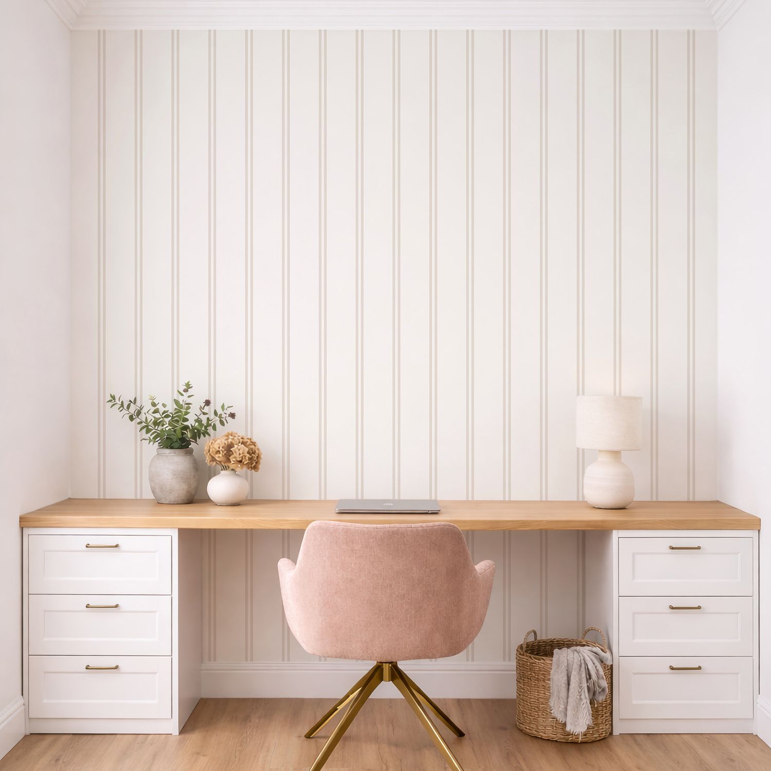 Studio Stripes Removable Wallpaper (Colour options)