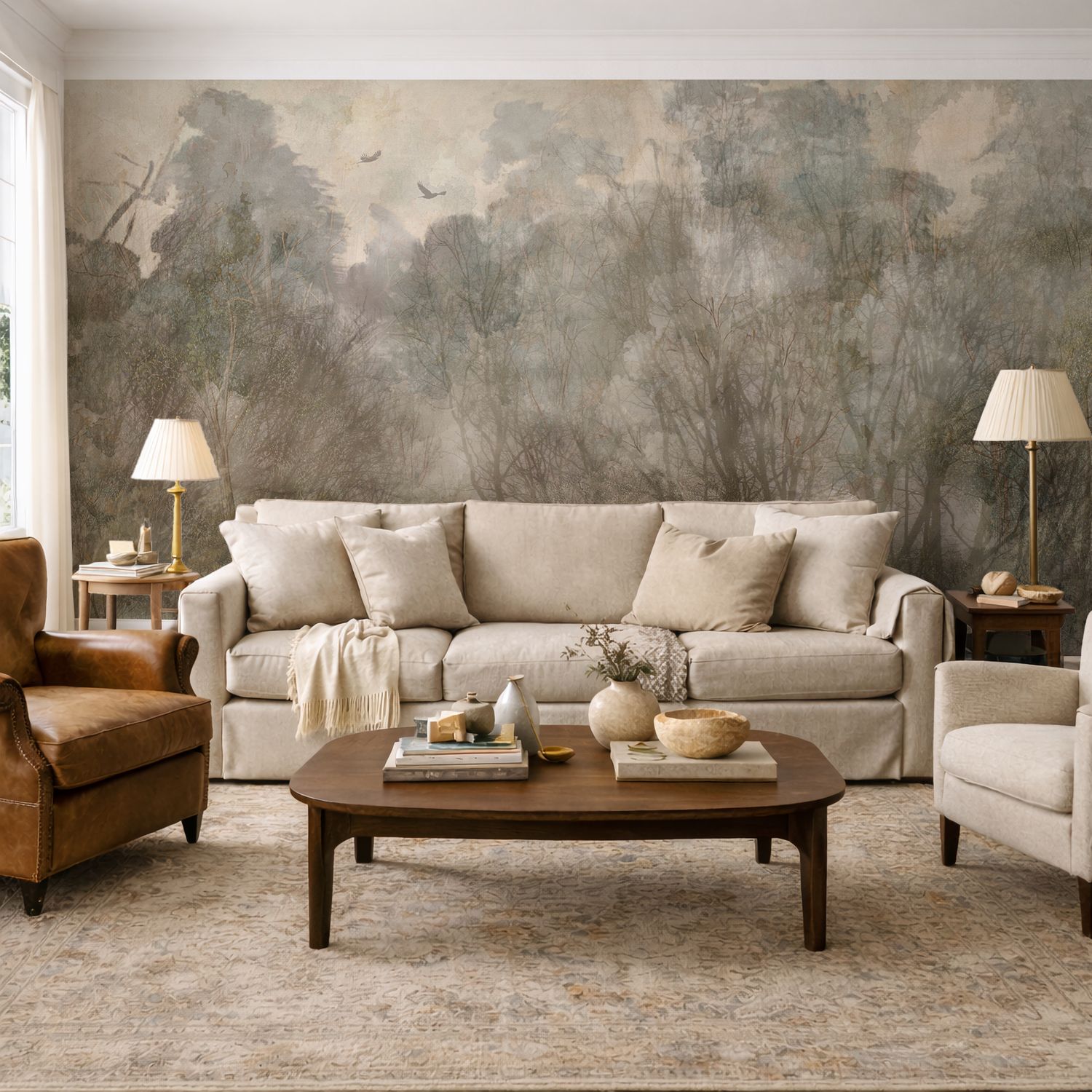 Ethereal Woodland Removable Wallpaper Mural