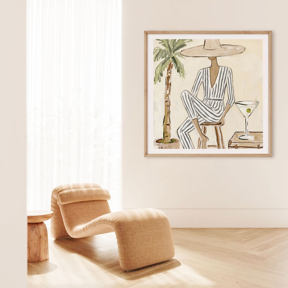 Golden Hour at the Palms (square)