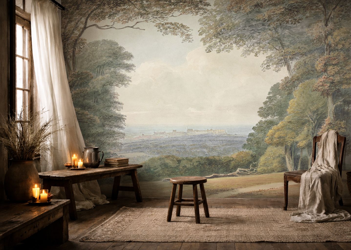 Windsor Castle Removable Wallpaper Mural