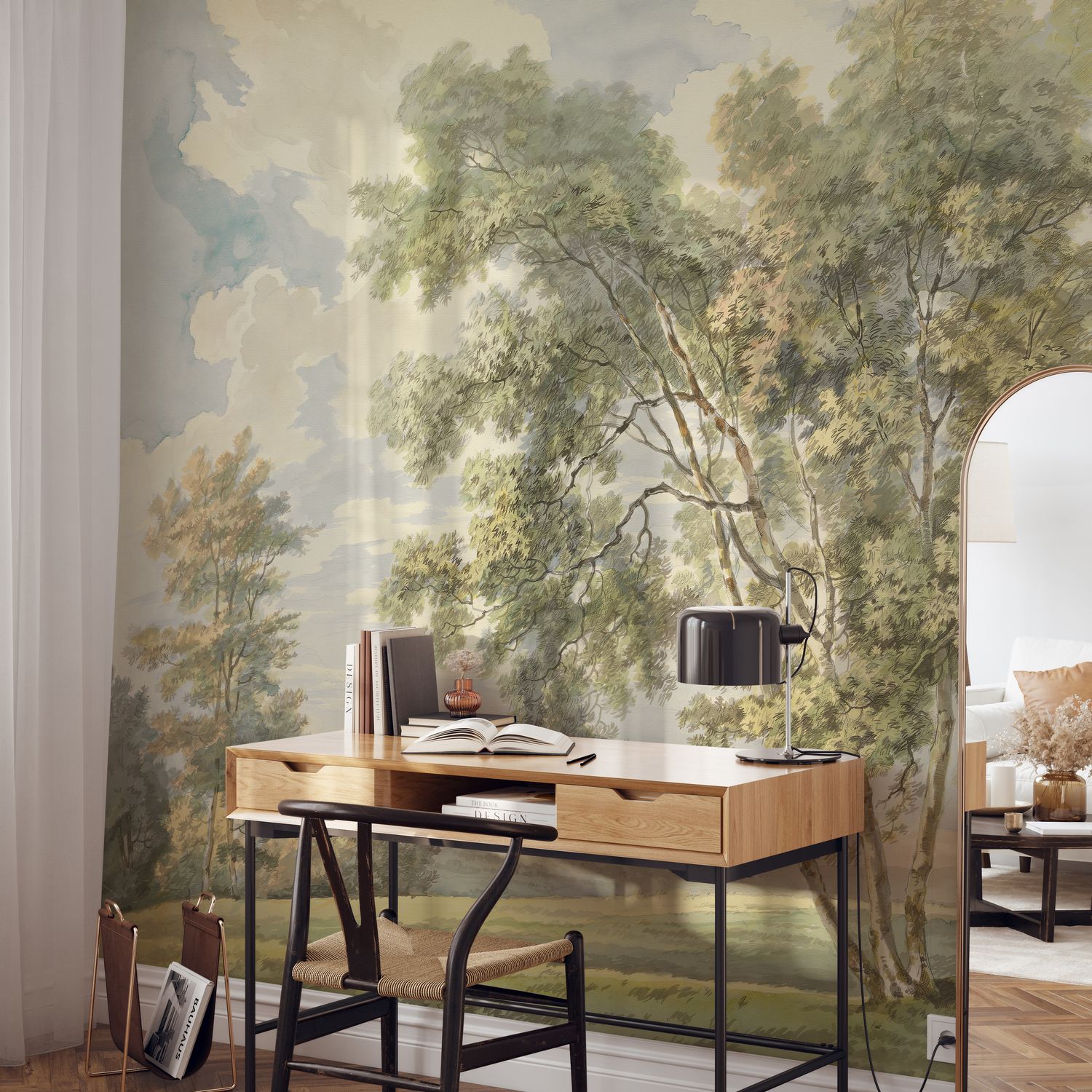 Vintage Countryside Removable Wallpaper Mural