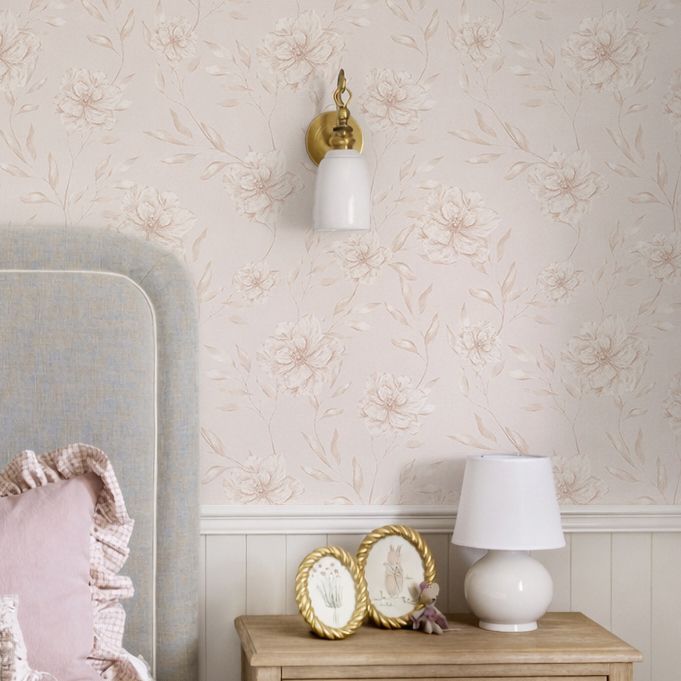 English Poppies Removable Wallpaper