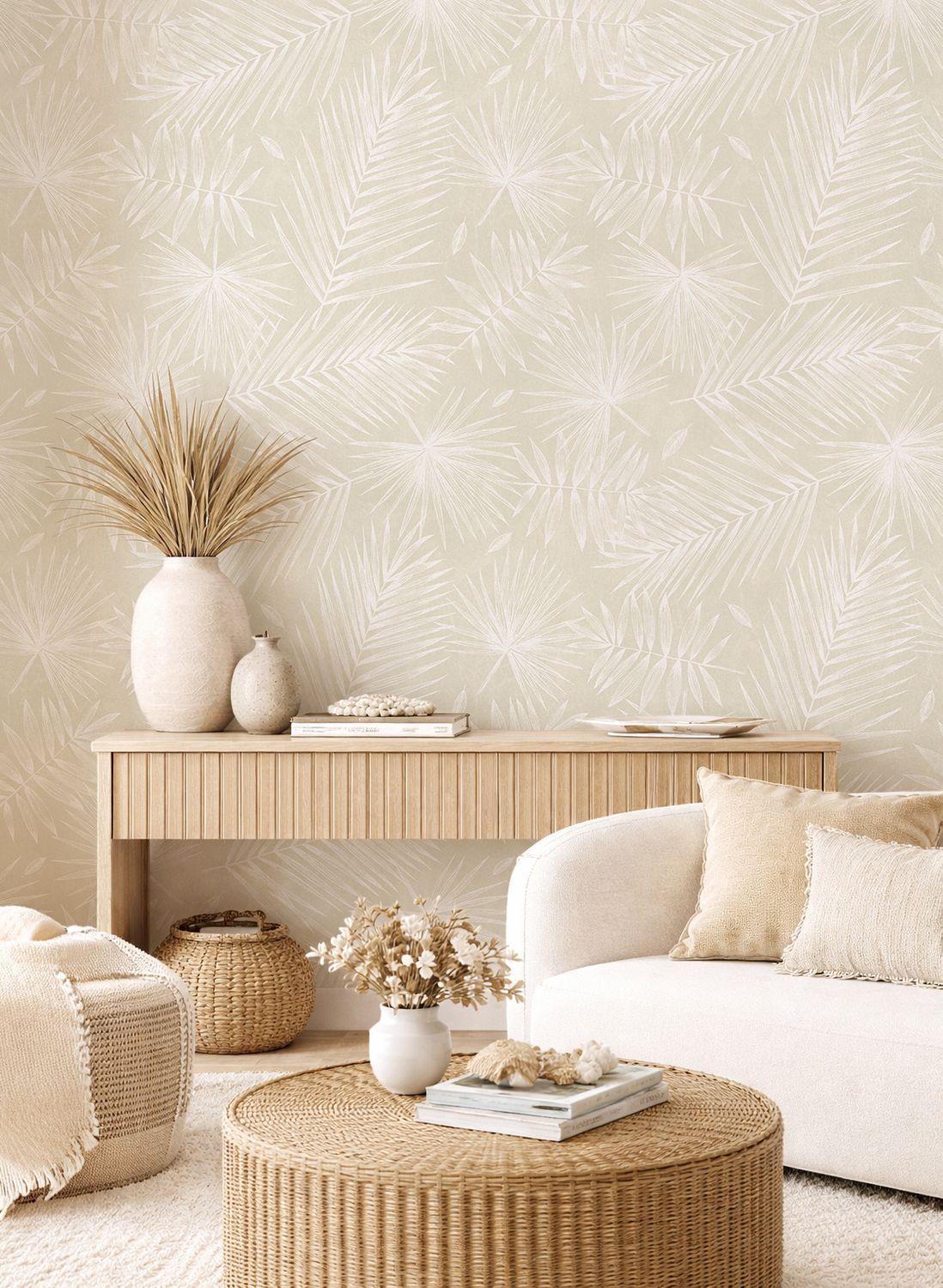 Tropical Foliage Removable Wallpaper