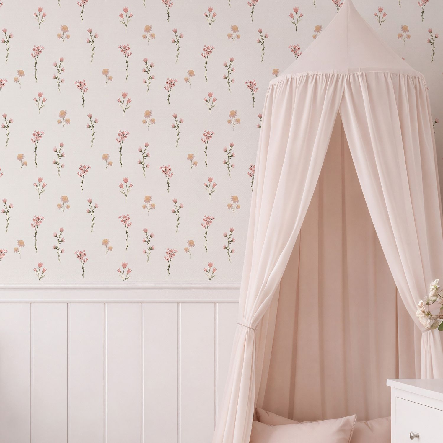Spring Posies Removable Wallpaper Spring Posies Removable Wallpaper