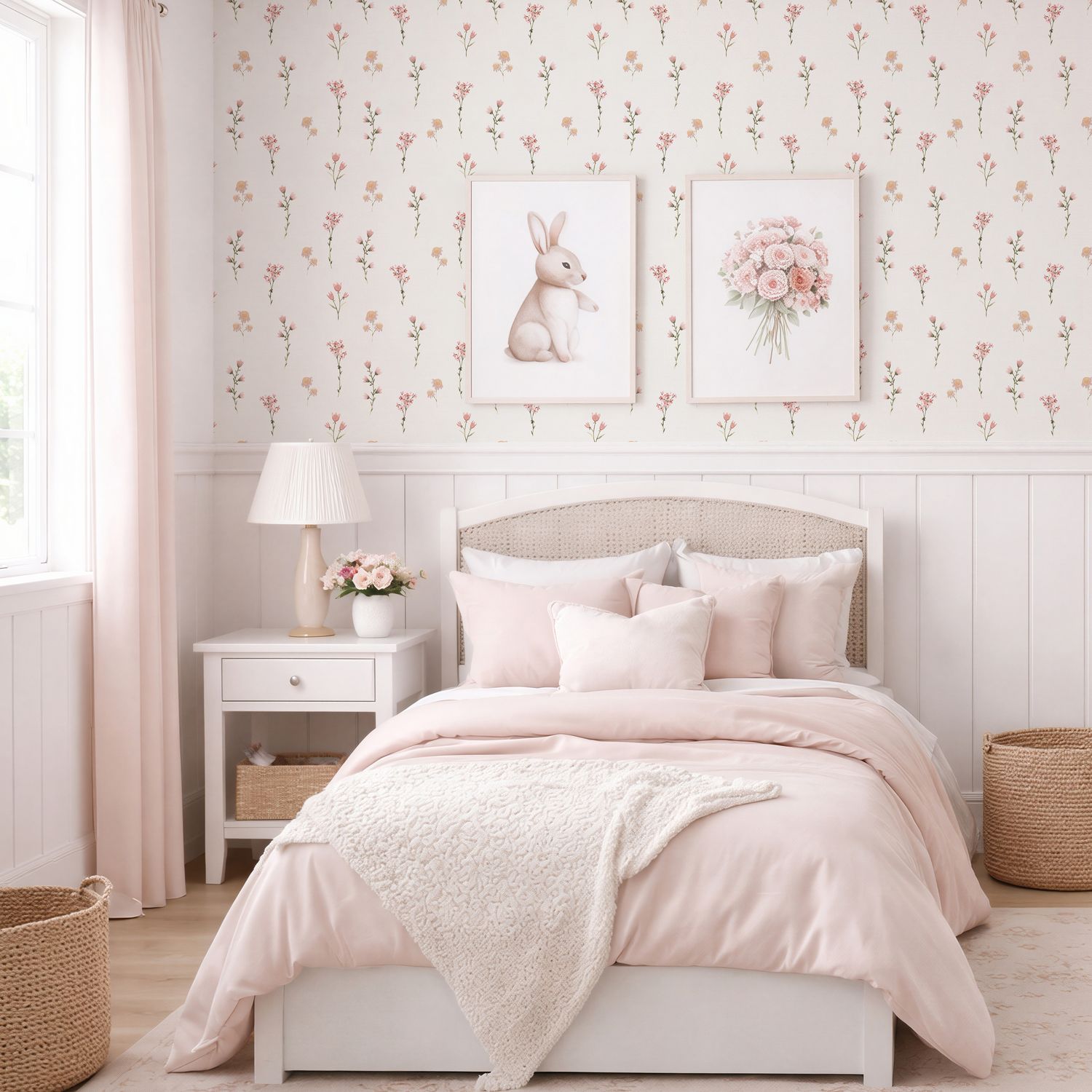 Spring Posies Removable Wallpaper