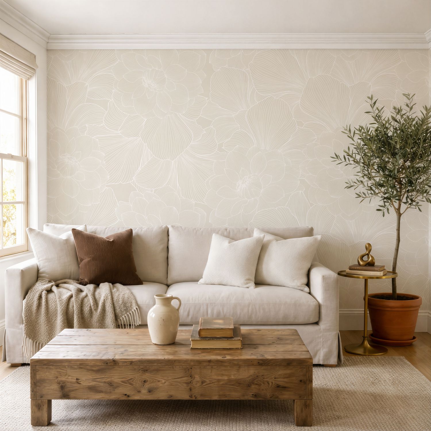 Elegance (Neutral) Removable Wallpaper