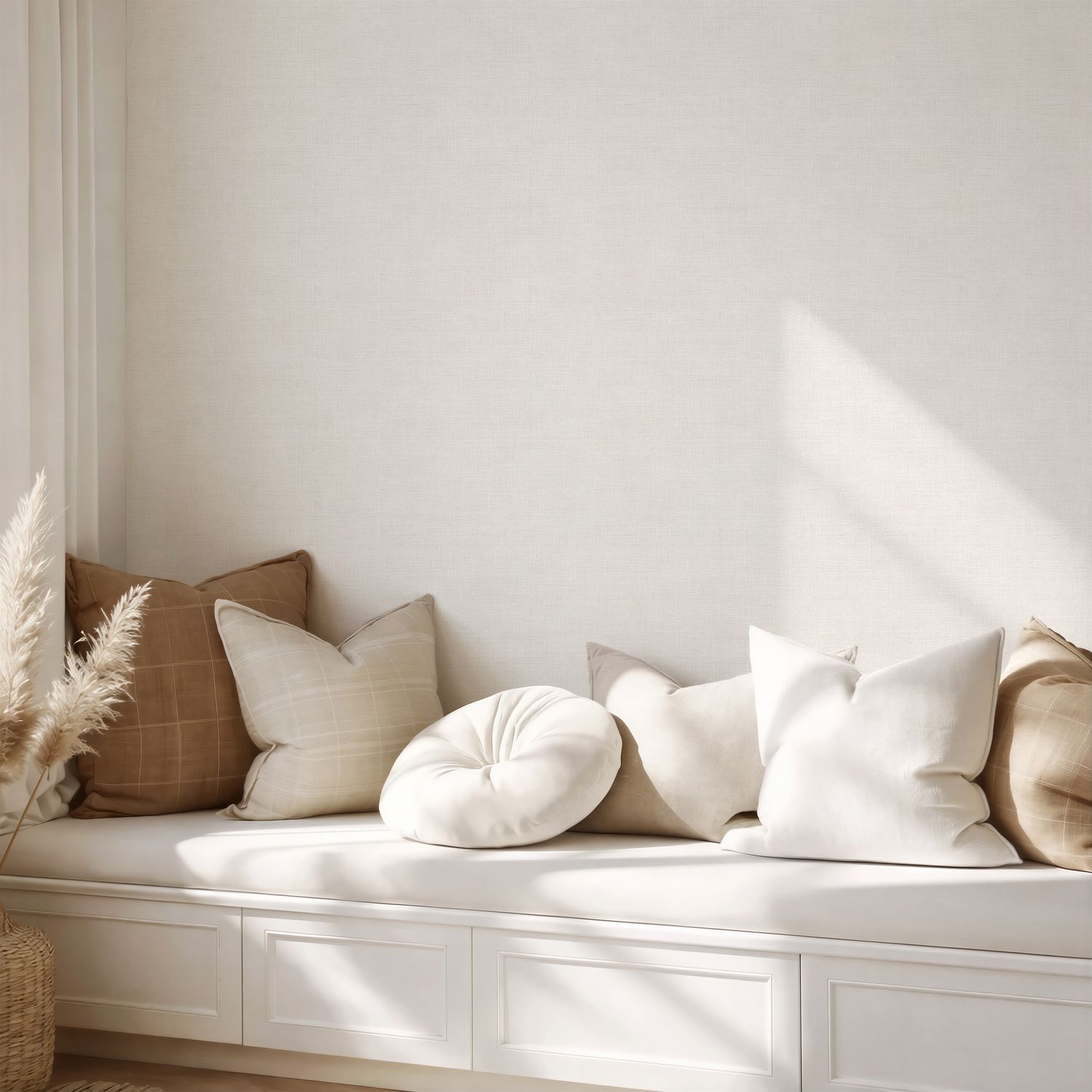 Luxe French Linen (Colour Options) Removable Wallpaper