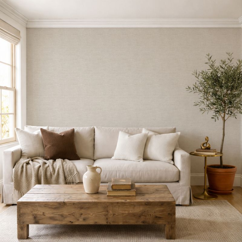 Luxe French Linen (Colour Options) Removable Wallpaper Luxe French Linen (Colour Options) Removable Wallpaper