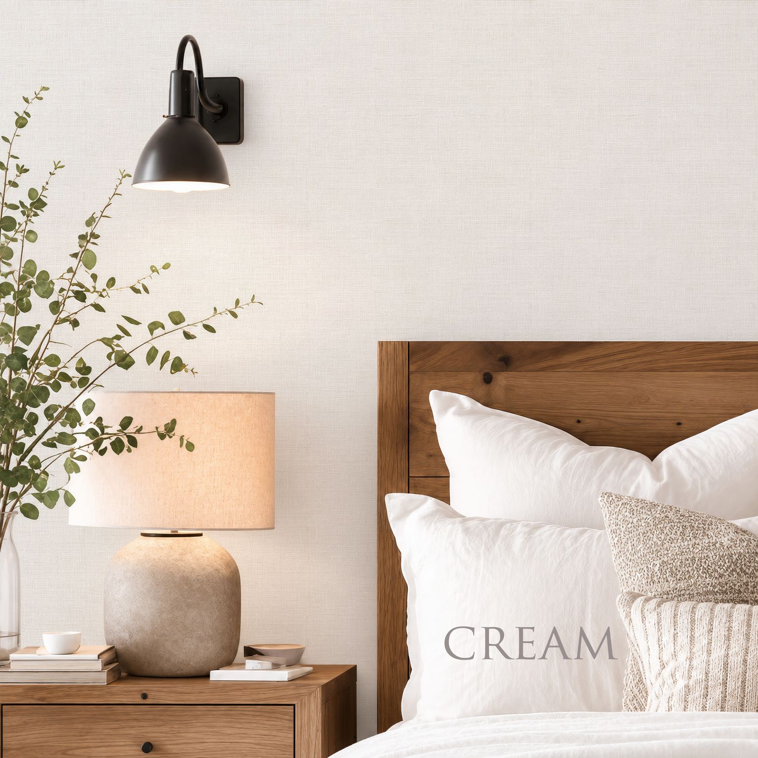 Luxe French Linen (Colour Options) Removable Wallpaper