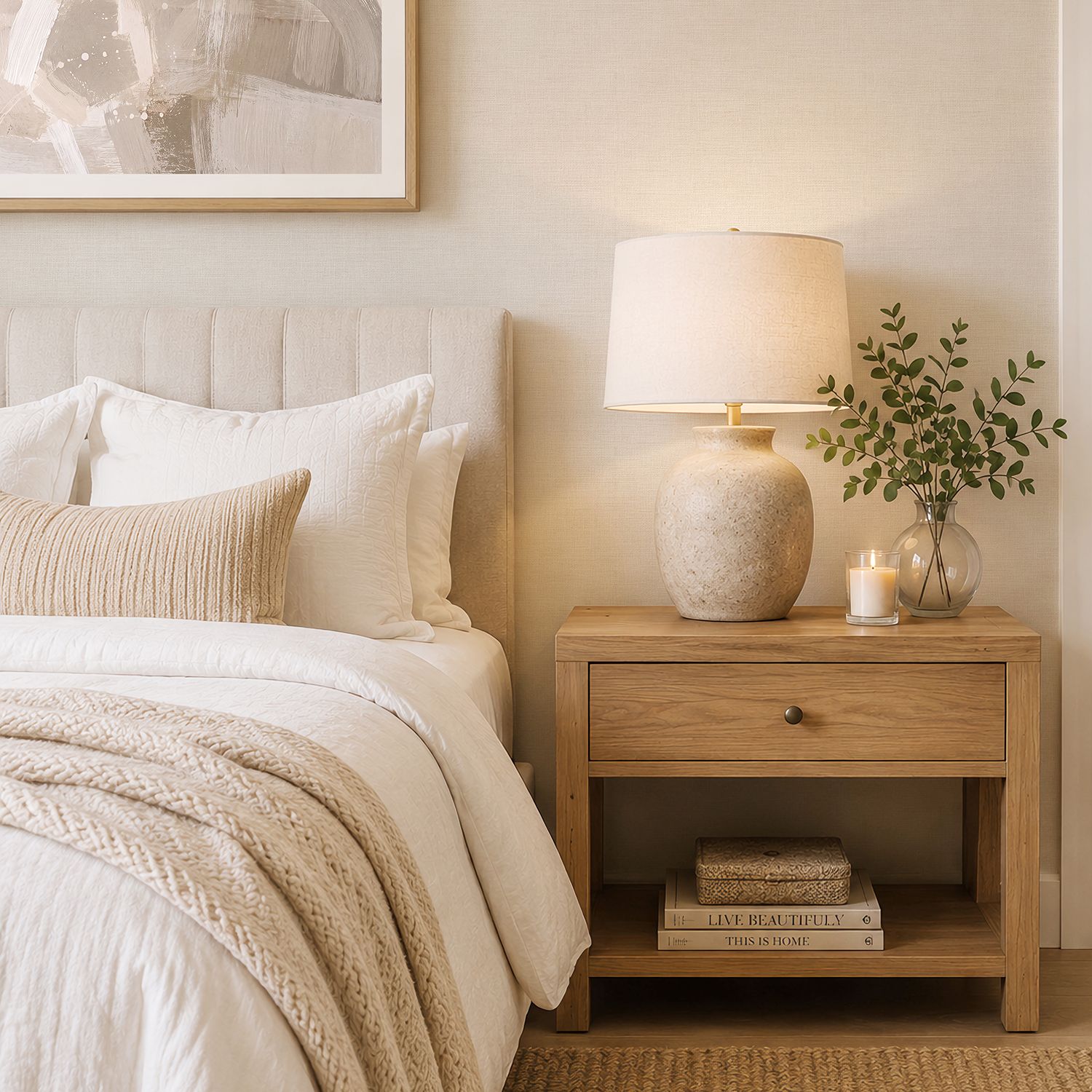 Luxe French Linen (Colour Options) Removable Wallpaper
