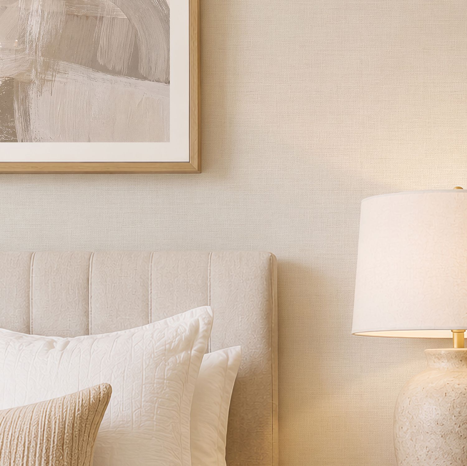 Luxe French Linen (Colour Options) Removable Wallpaper