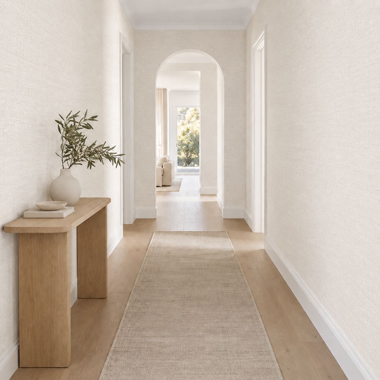 Luxe French Linen (Colour Options) Removable Wallpaper