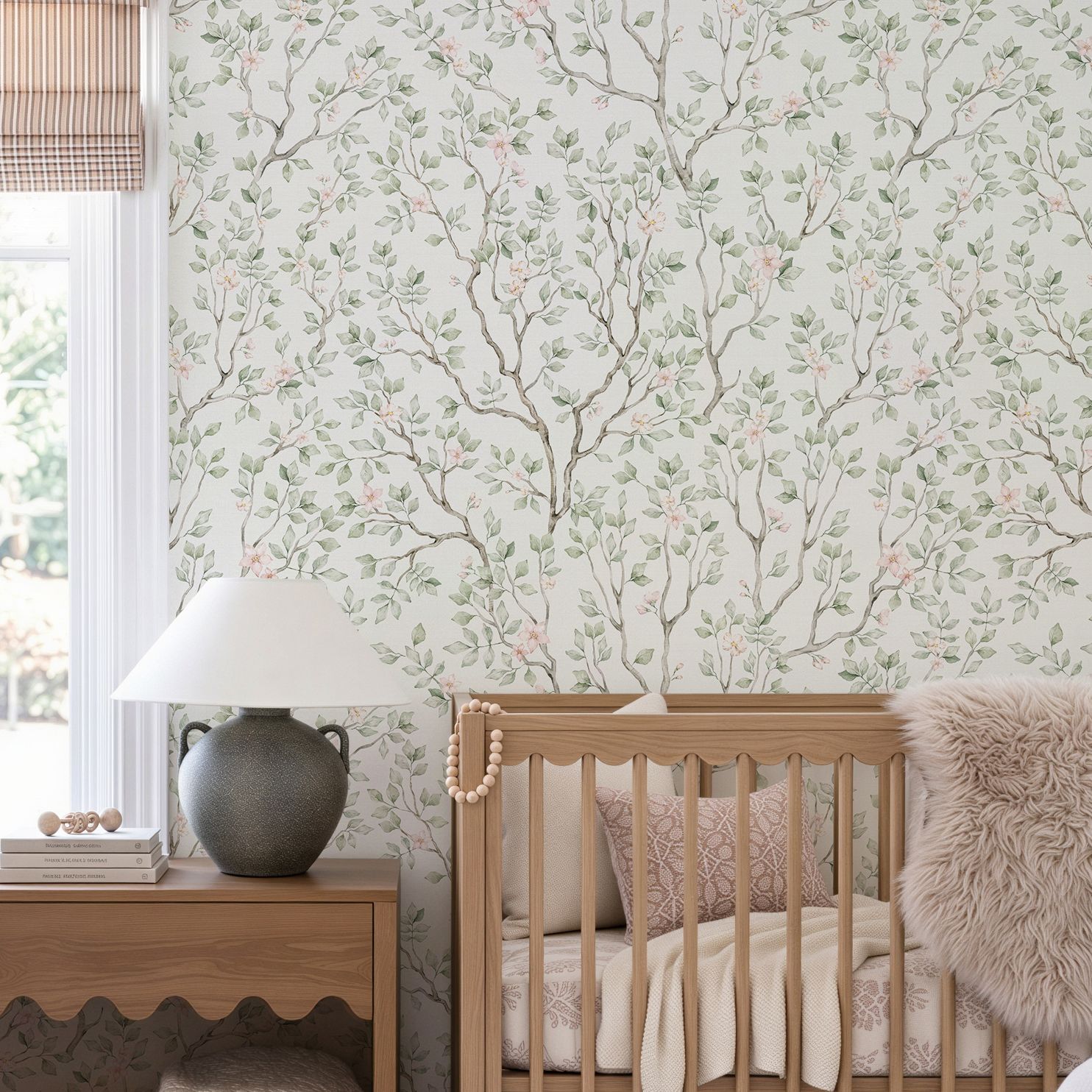 Whimsical Blossoms Removable Wallpaper