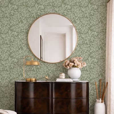 Botanica (Sage) Removable Wallpaper