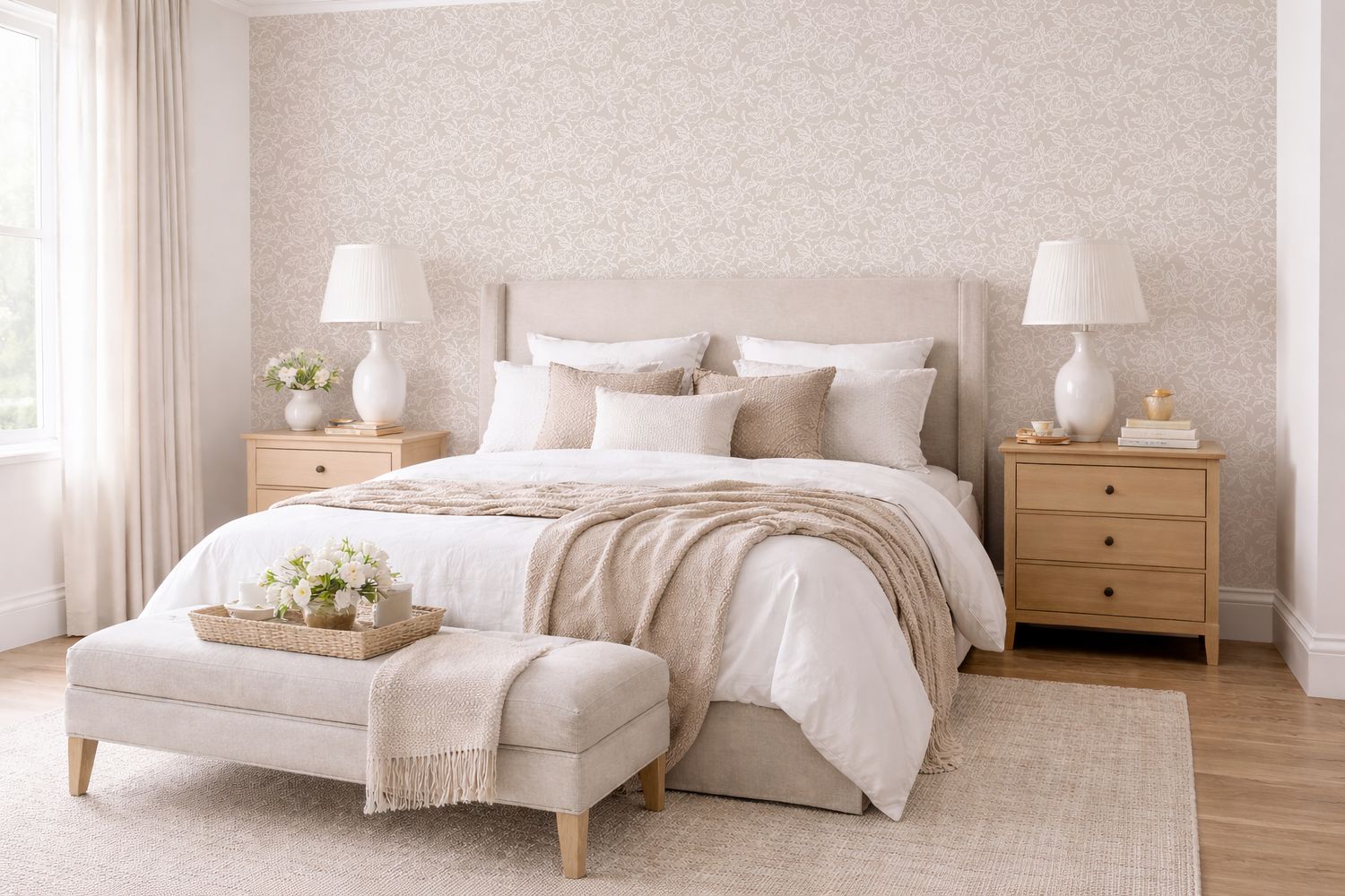 Botanica (Neutral) Removable Wallpaper