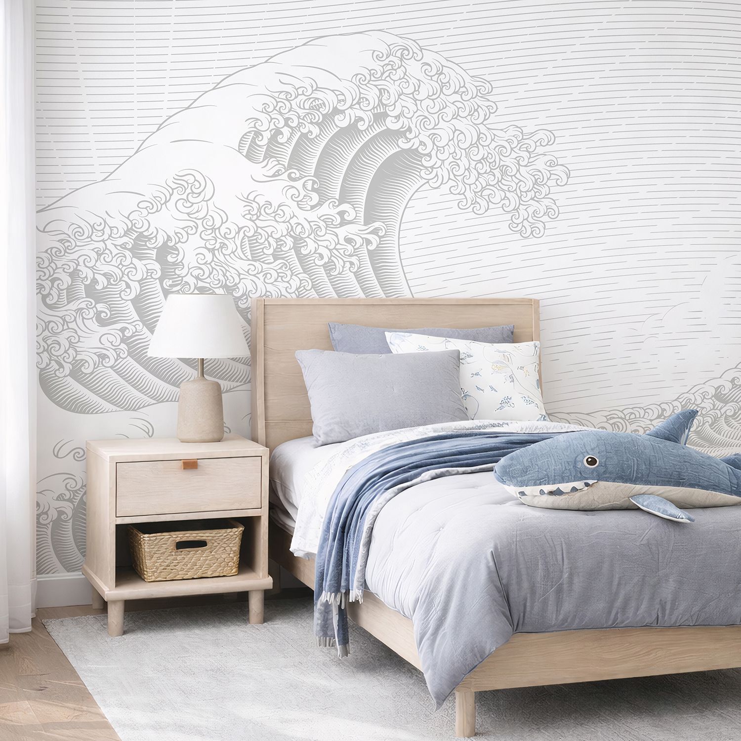 Great Wave Mural (Colour Options)