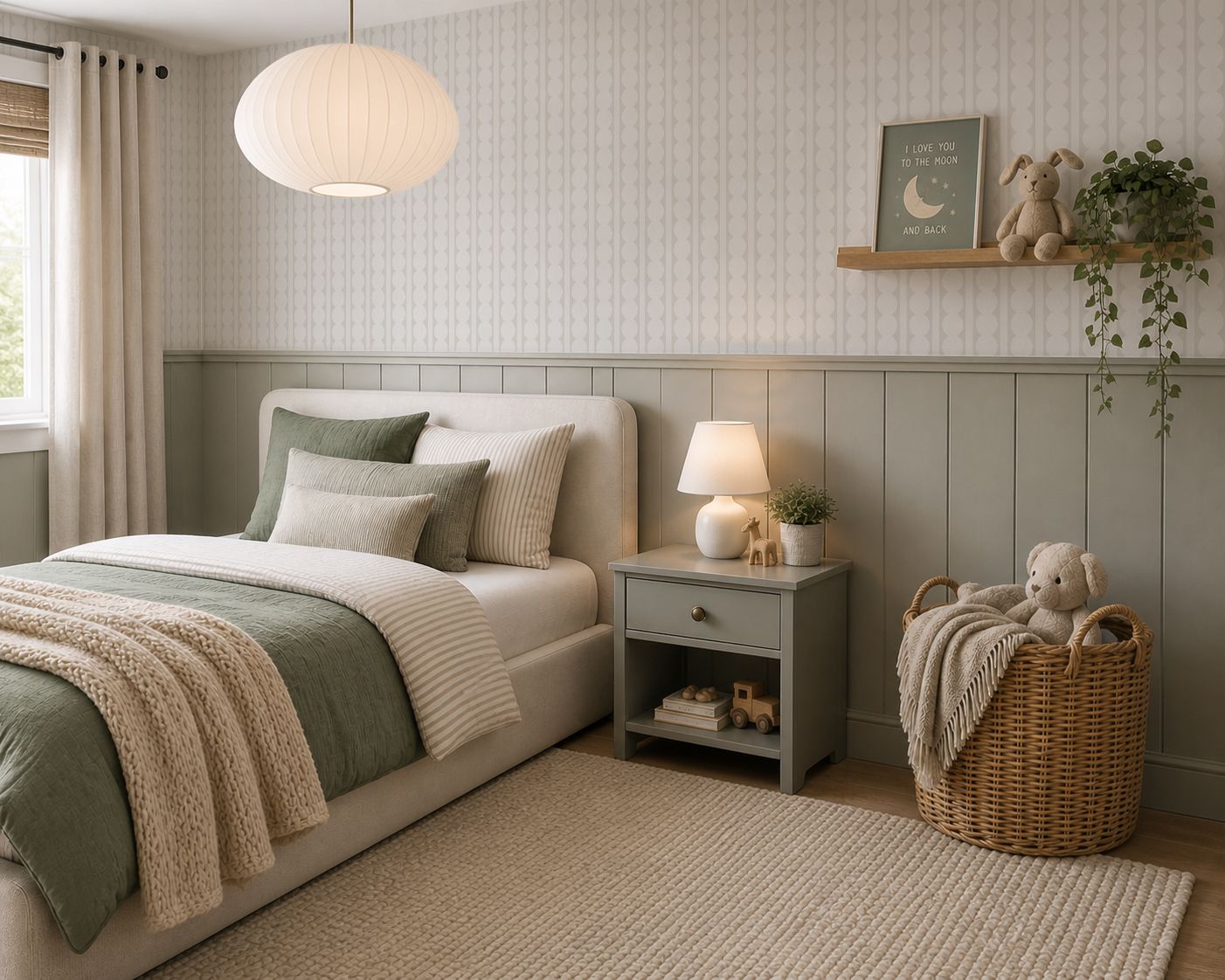 Modern Scallops Removable Wallpaper