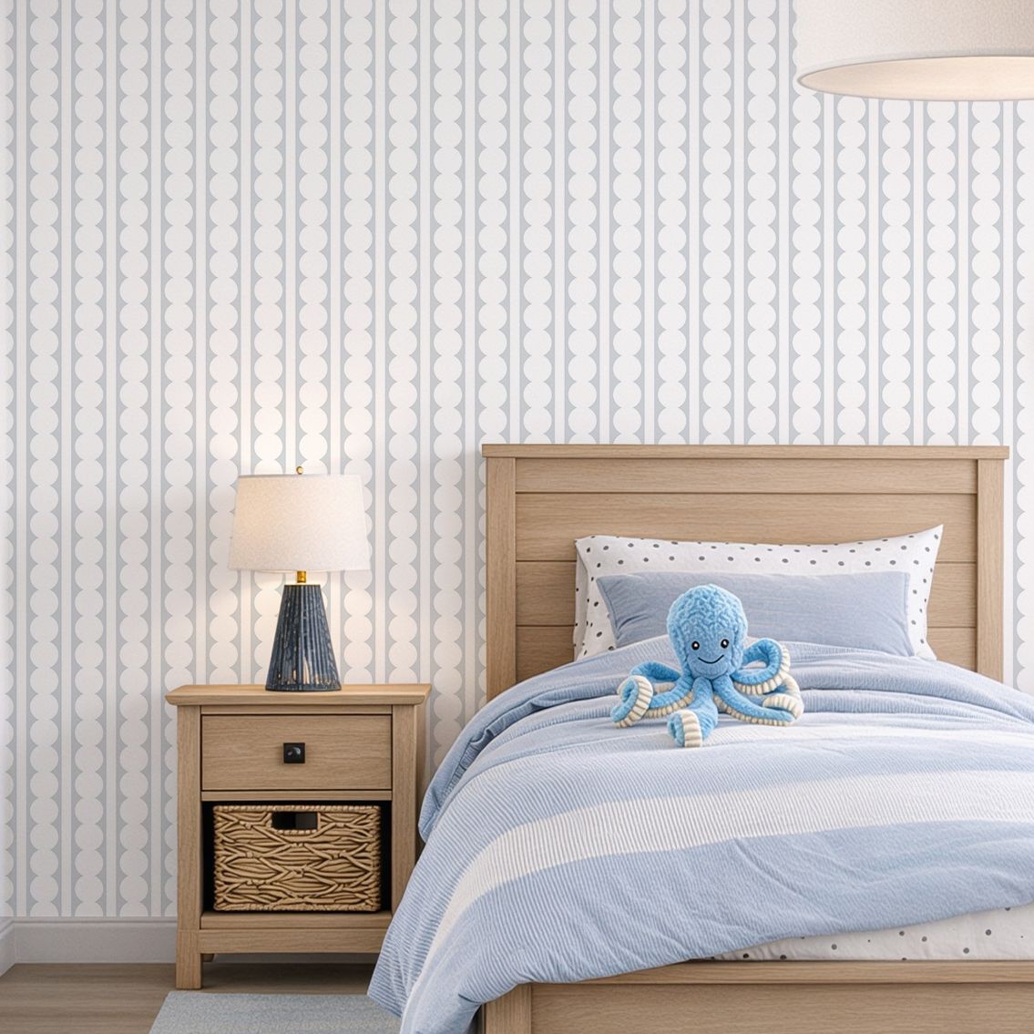 Modern Scallops Removable Wallpaper (colour options)