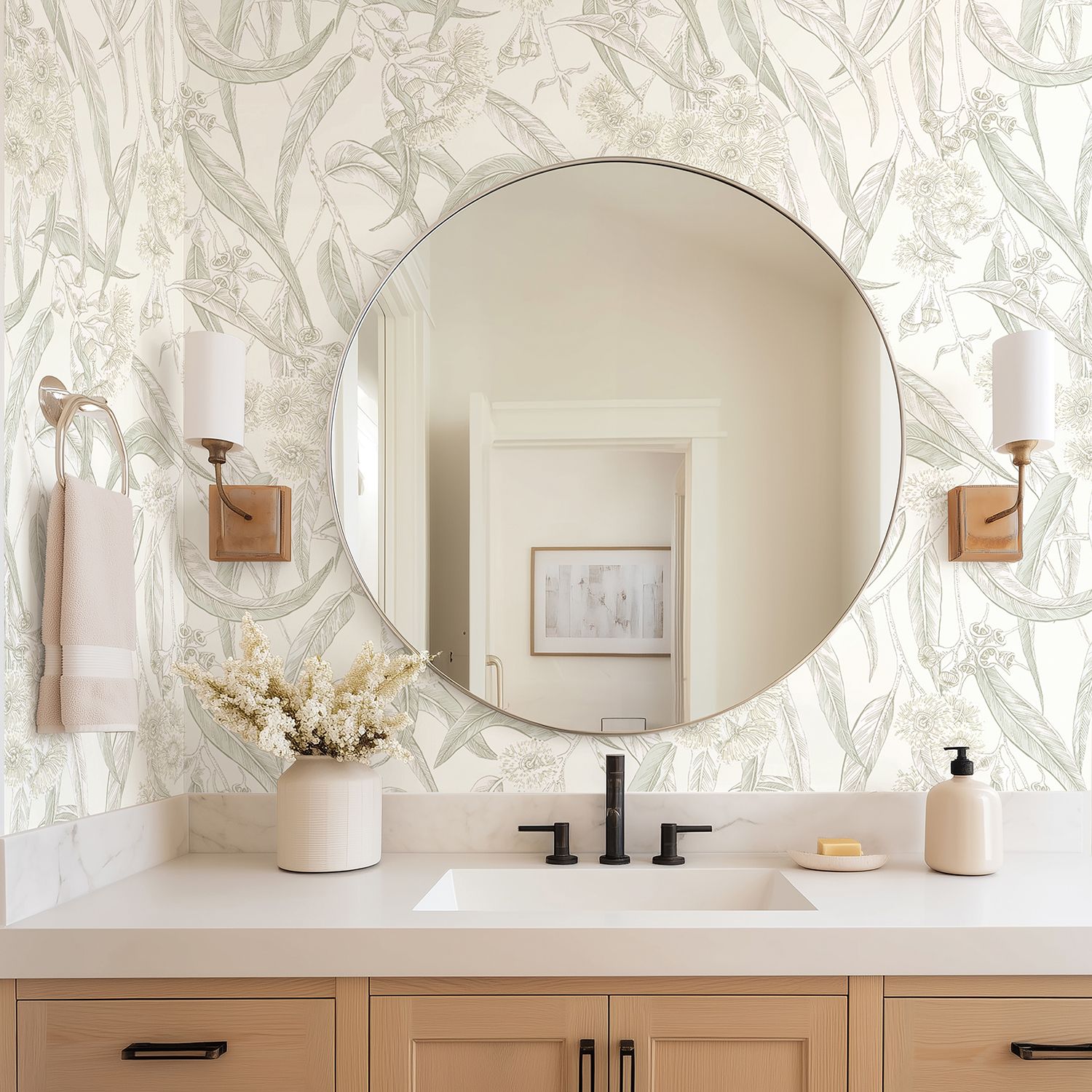 Bushland Blooms Removable Wallpaper
