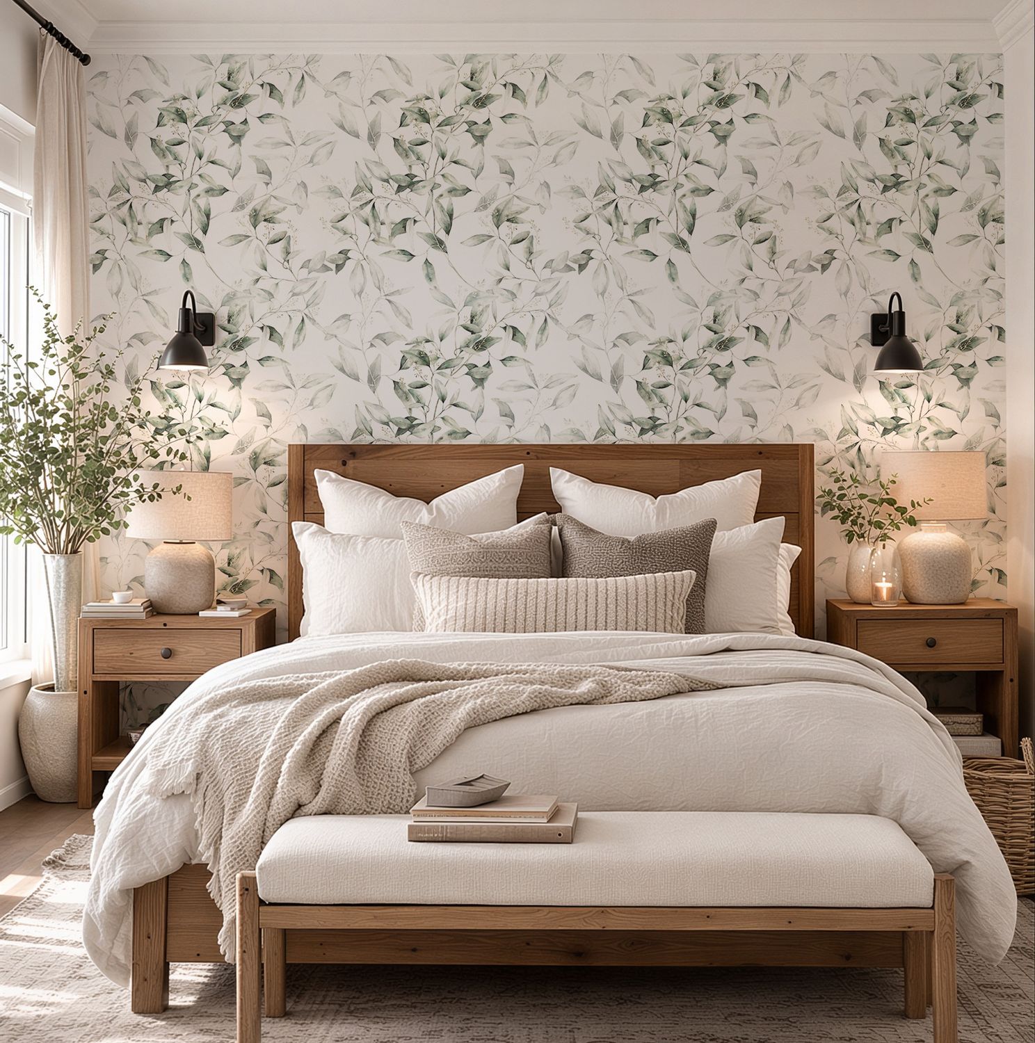 Gum Leaves II Removable Wallpaper