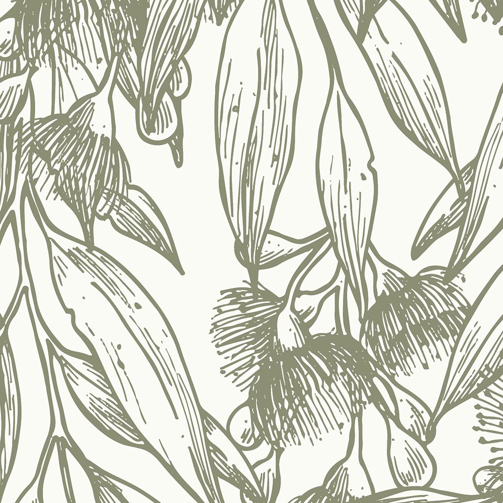 Snowy River (Olive Gum) Removable Wallpaper