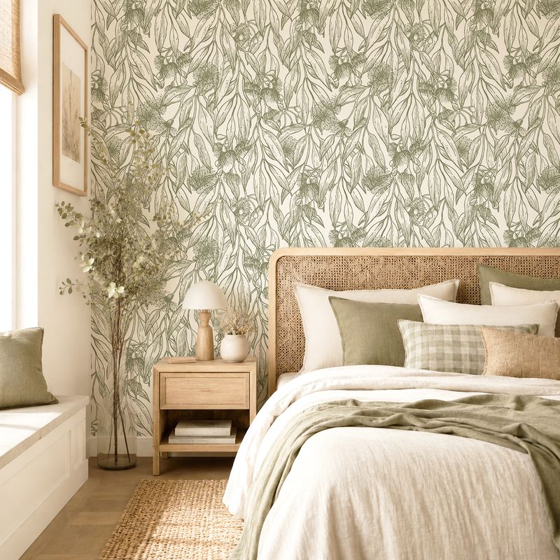 Snowy River (Olive Gum) Removable Wallpaper