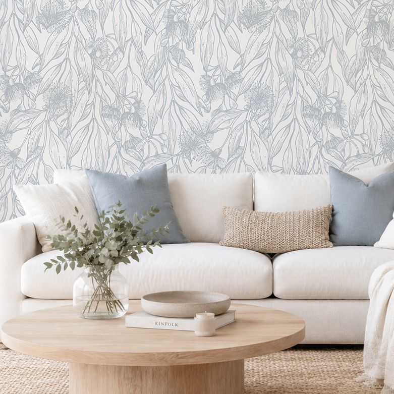 Snowy River (Blue Mist) Removable Wallpaper