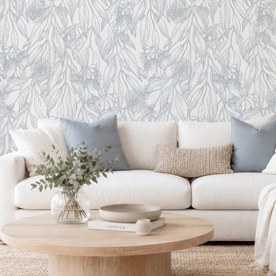 Snowy River (Blue Mist) Removable Wallpaper