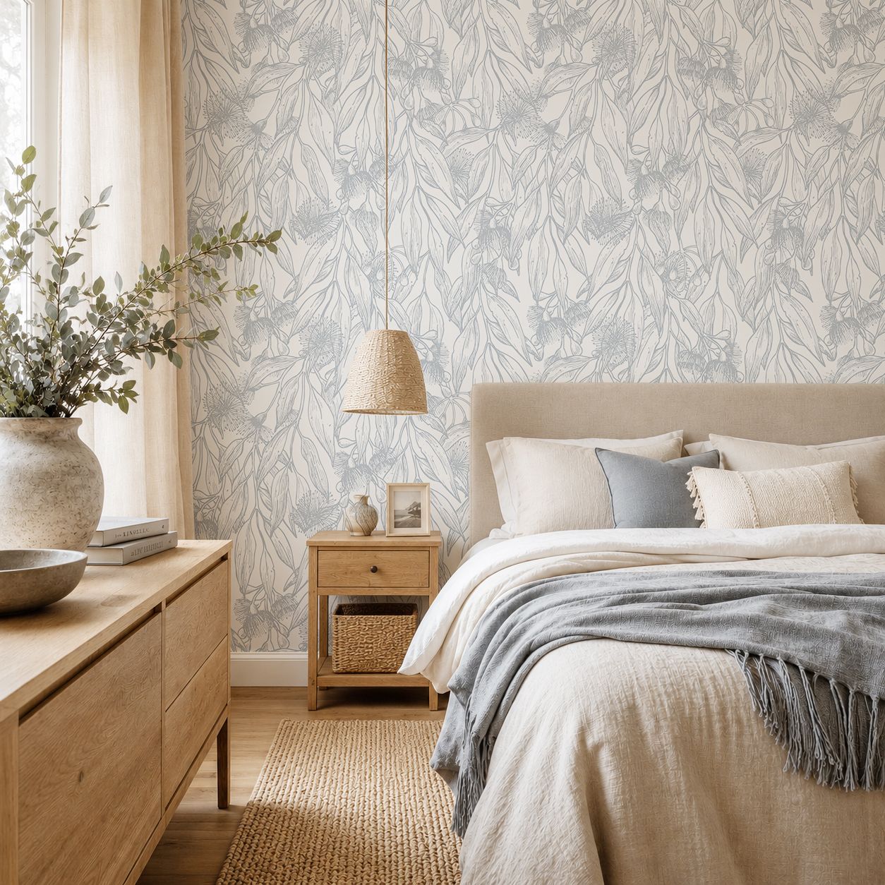 Snowy River (Blue Mist) Removable Wallpaper