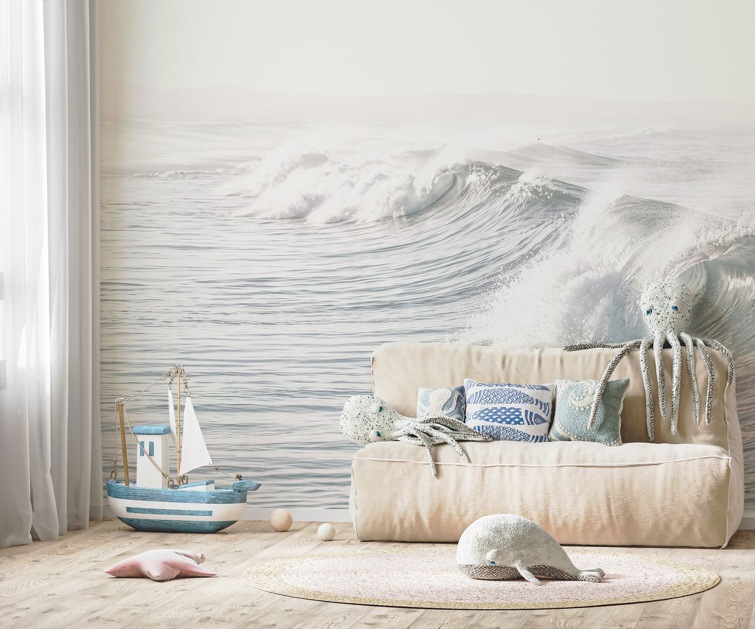 Dreamy Waves Removable Wallpaper Mural