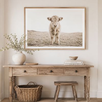 Highland Calf (portrait or landscape)
