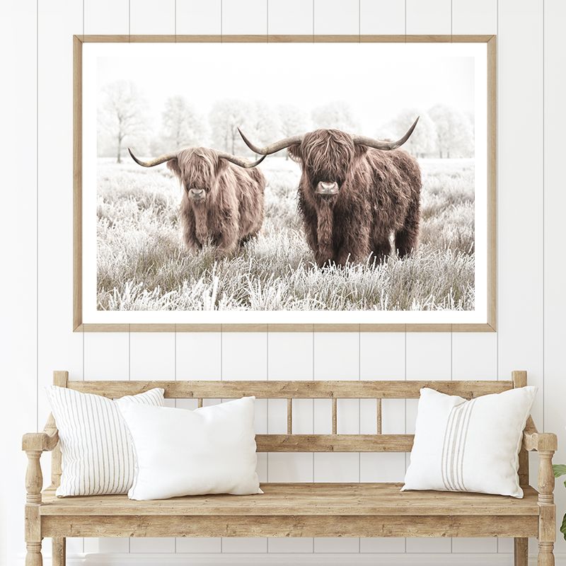 Highland Cow Pair