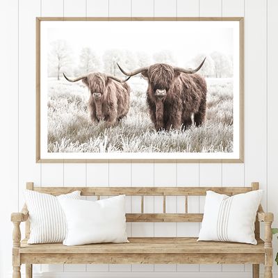 Highland Cow Pair