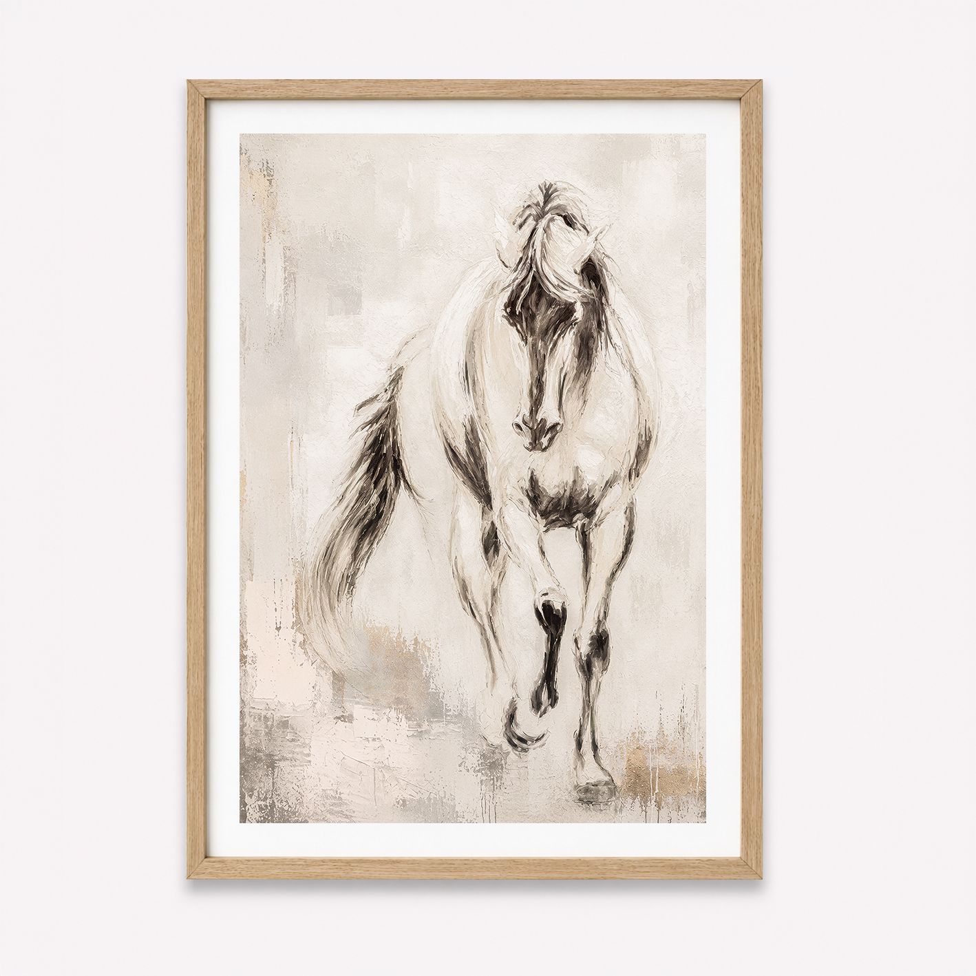 Neutral Horse (Modern Rustic)