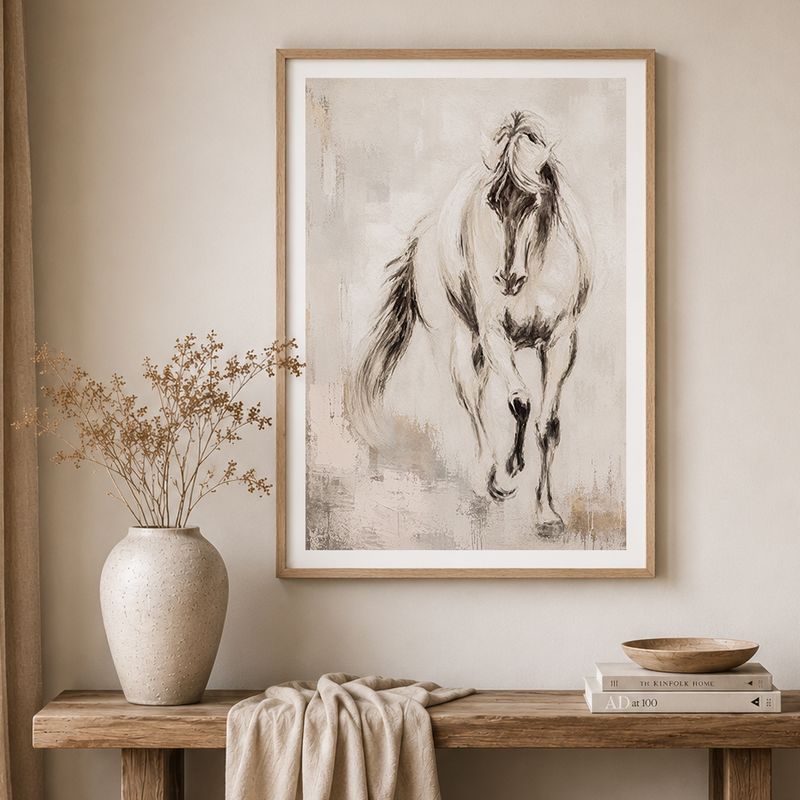 Neutral Horse (Modern Rustic)