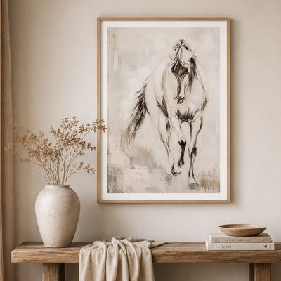 Neutral Horse (Modern Rustic)