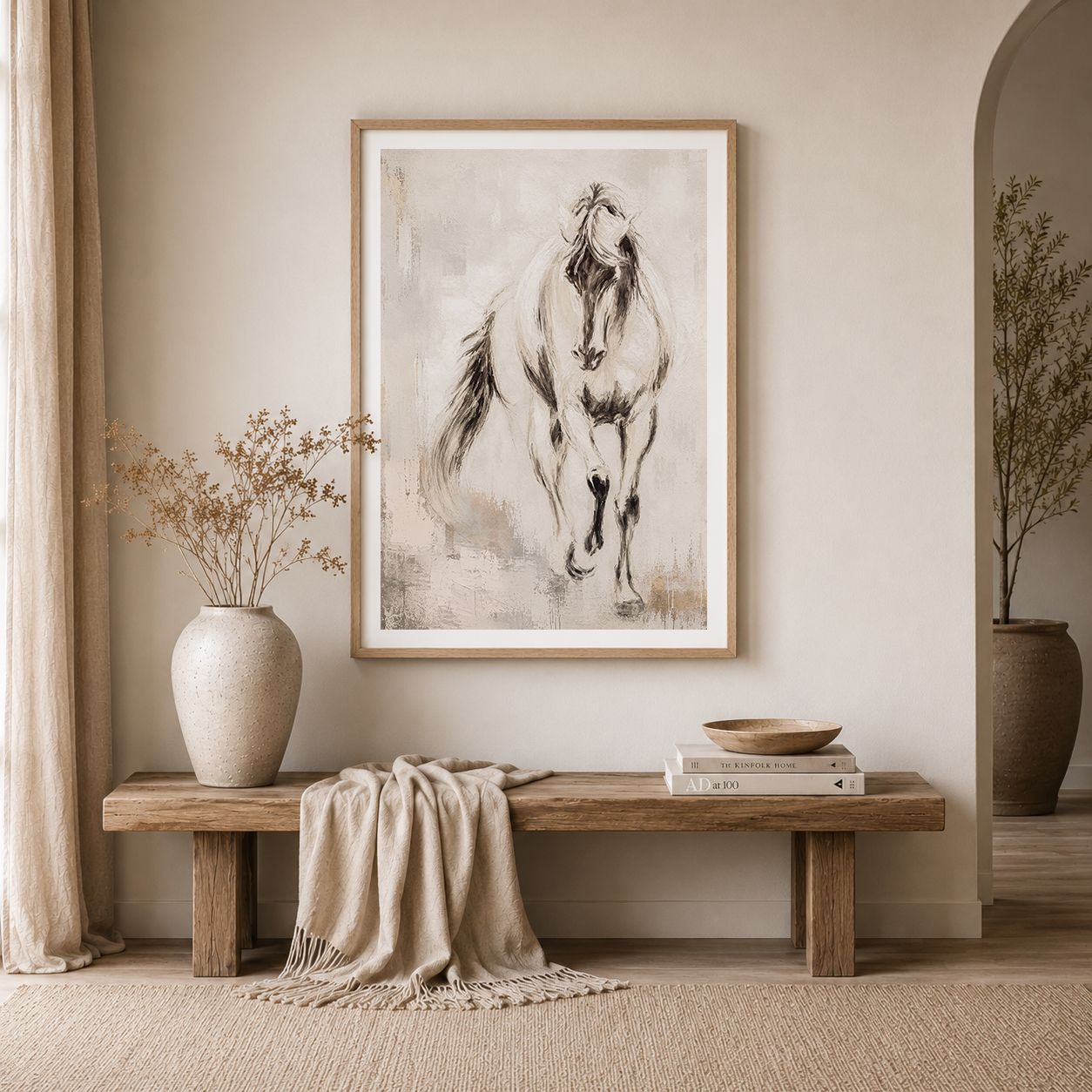 Neutral Horse (Modern Rustic)