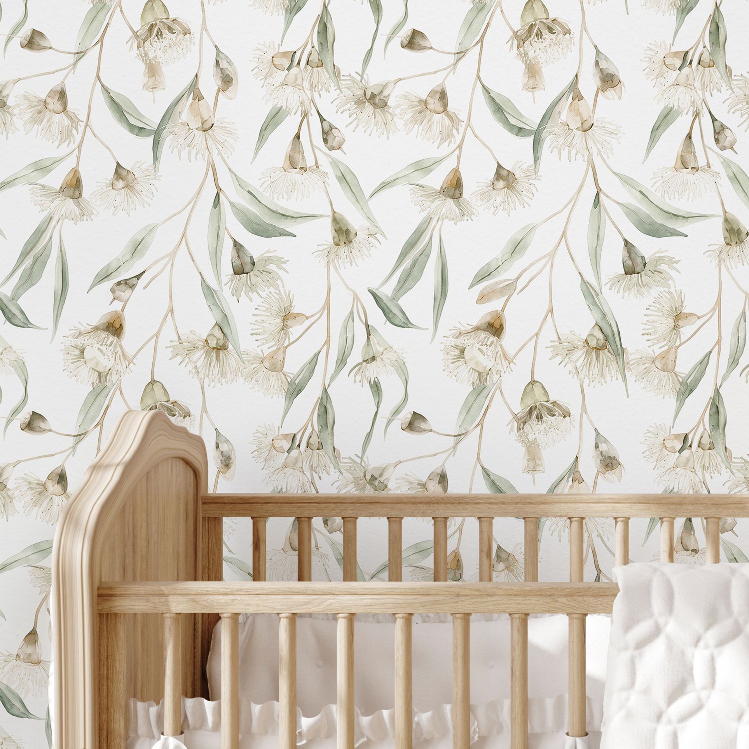 Flowering Eucalyptus Removable Wallpaper