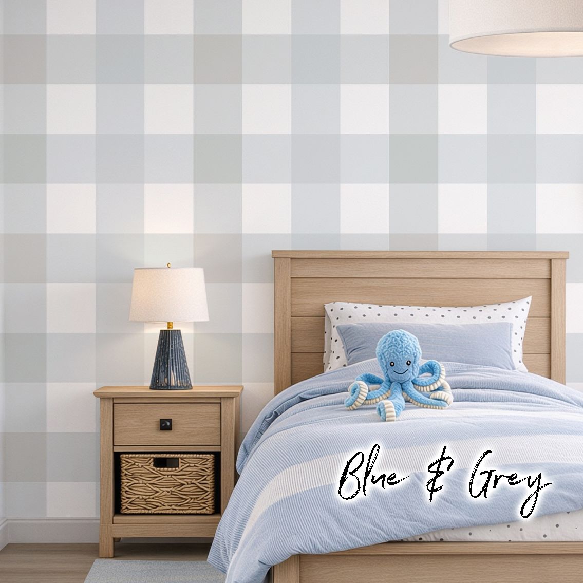 Gingham (Multi-colour) Removable Wallpaper