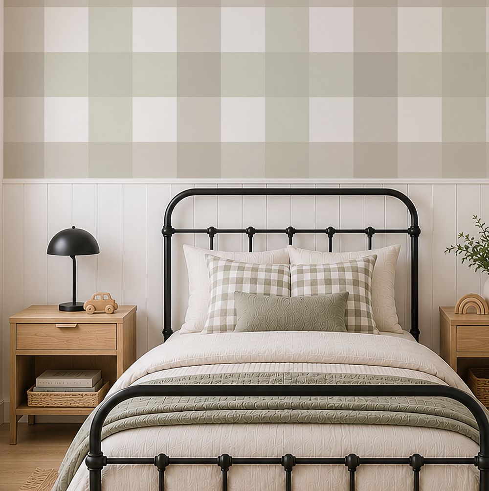 Gingham (Multi-colour) Removable Wallpaper Gingham (Multi-colour) Removable Wallpaper