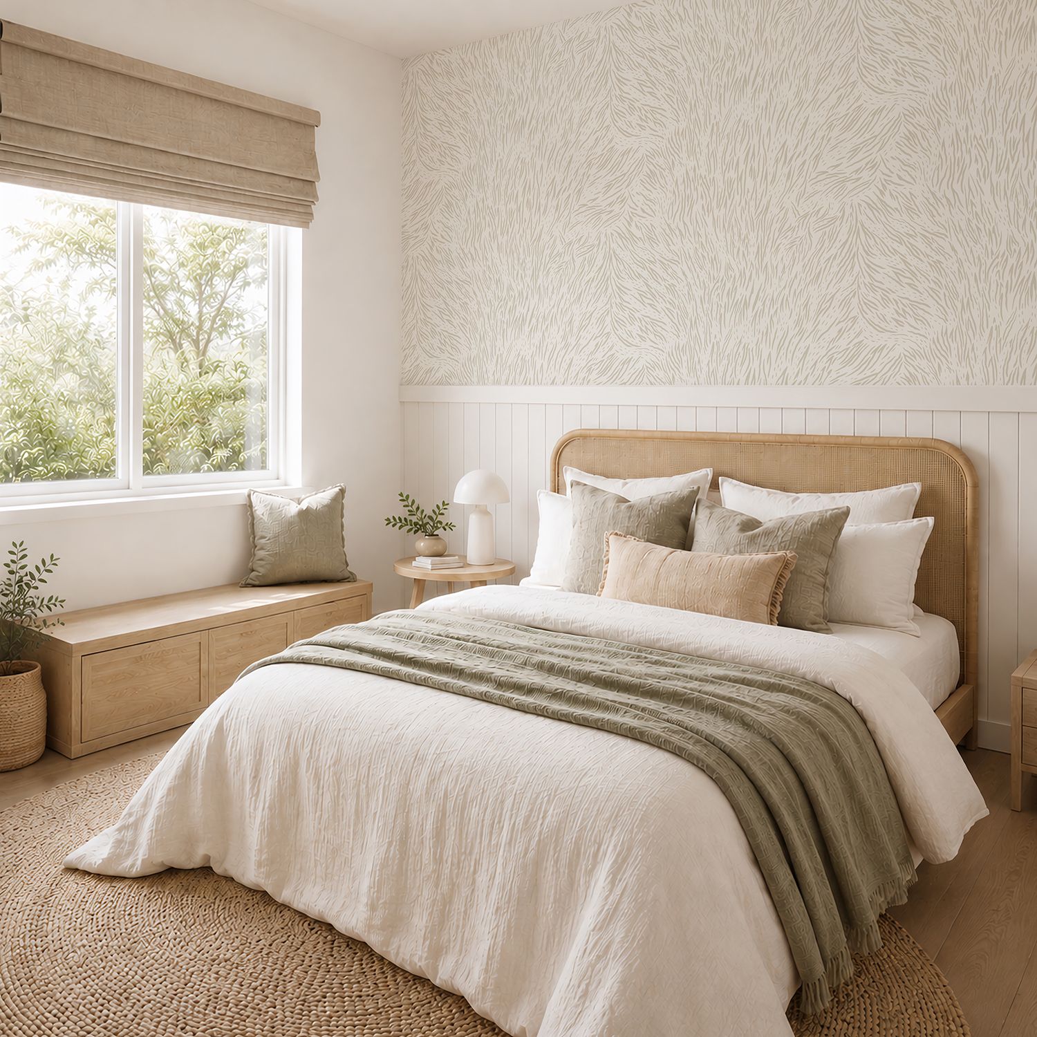 Coastal Whisper Removable Wallpaper (colour options)